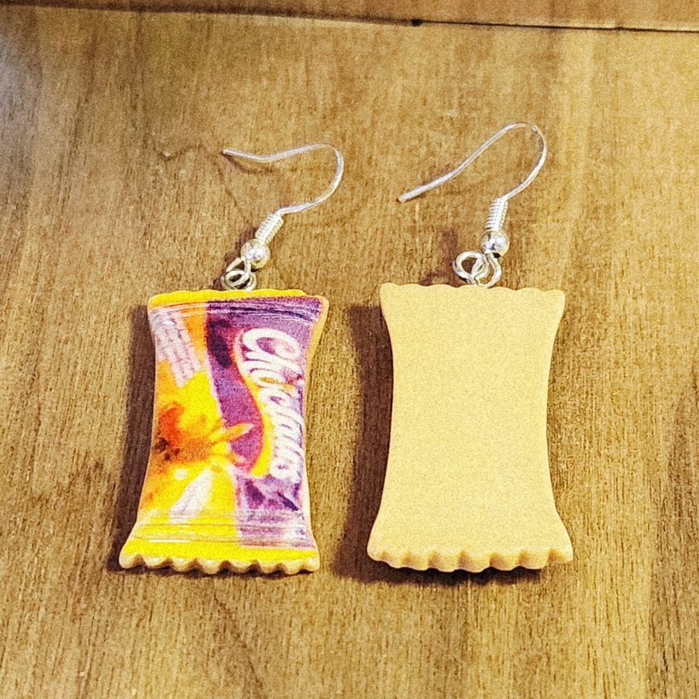 Handmade Snacks Theme Earrings Fun Novelty Food Jewelry Women NEW - Picture 4 of 8